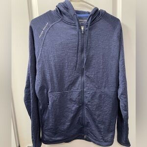 Peter Millar Blue Hooded Jacket